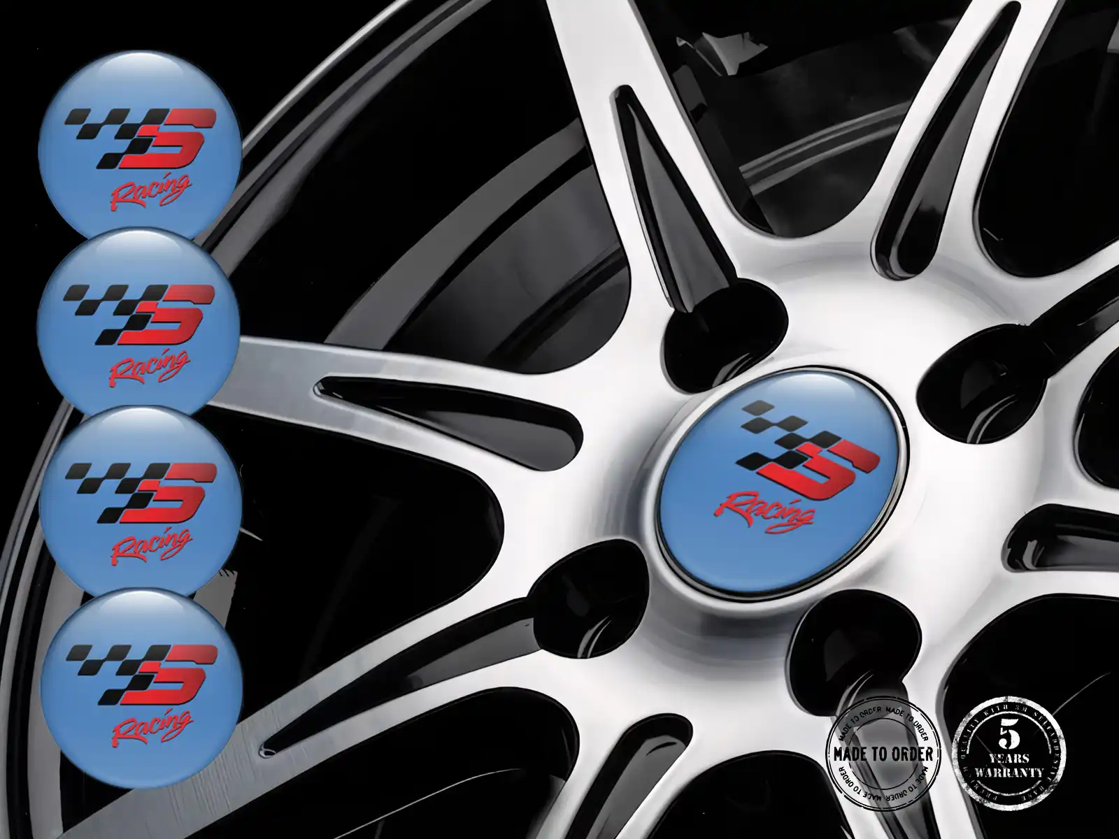 Logo Insignias Bombadas Etiquetas Racing Autos